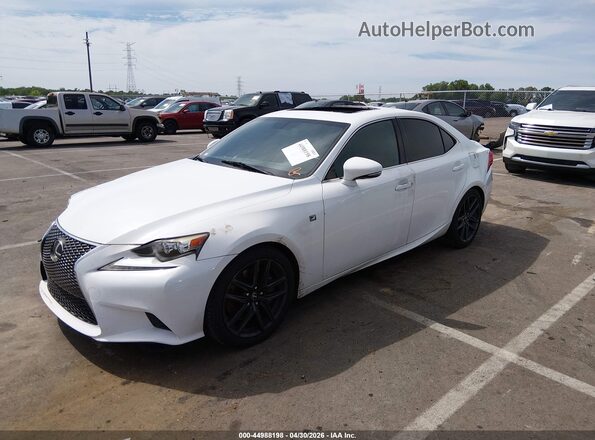 JTHBA1D26G5009224 2016 LEXUS IS 200T White Vista tres cuartos delantera izquierda