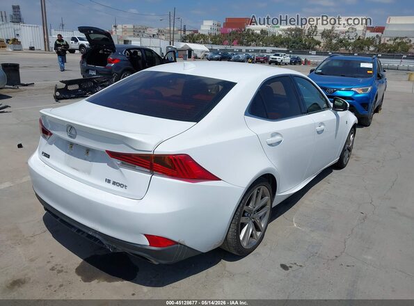 JTHBA1D26H5044508 2017 LEXUS IS 200T White Rear right