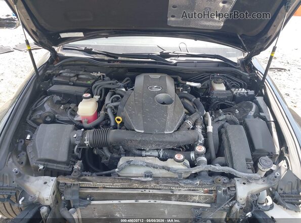 JTHBA1D26H5052866 2017 LEXUS IS 200T Black Հետևի տեսք
