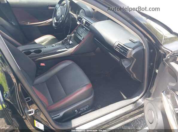 JTHBA1D26H5052866 2017 LEXUS IS 200T Black Սալոնի դիմացի տեսք