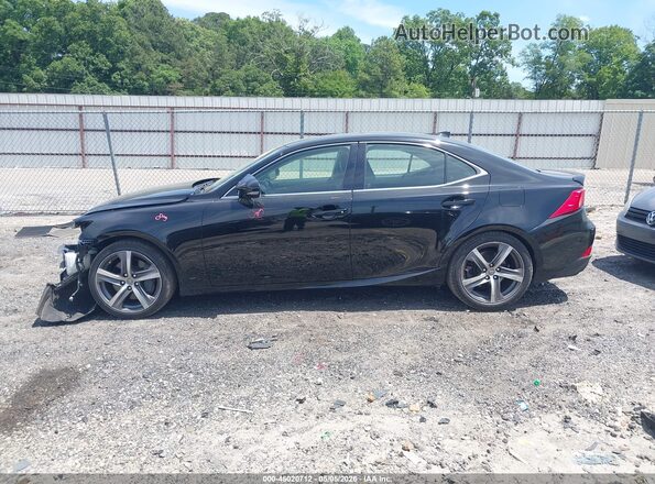JTHBA1D26H5052866 2017 LEXUS IS 200T Black Սալոնի 360 աստիճան տեսք