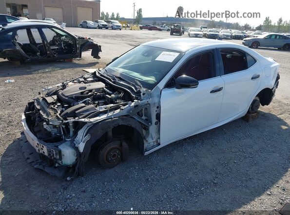 JTHBA1D26H5053189 2017 LEXUS IS 200T White Առջևի ձախ երեք քառորդ տեսարան