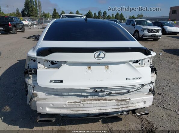 JTHBA1D26H5053189 2017 LEXUS IS 200T White 