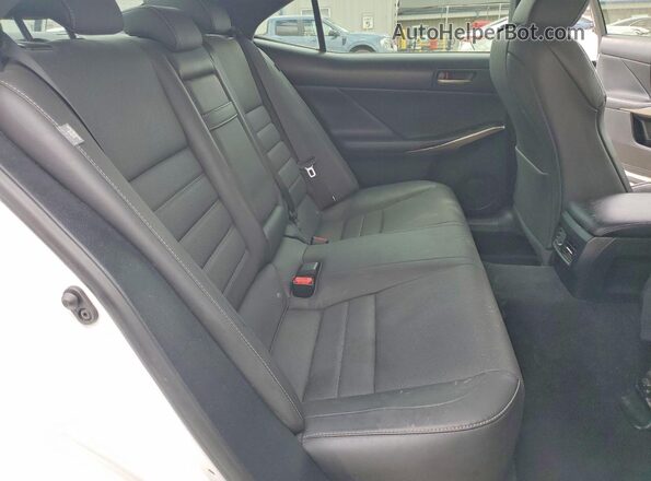 JTHBA1D26K5097913 2019 LEXUS IS White Rear seats view