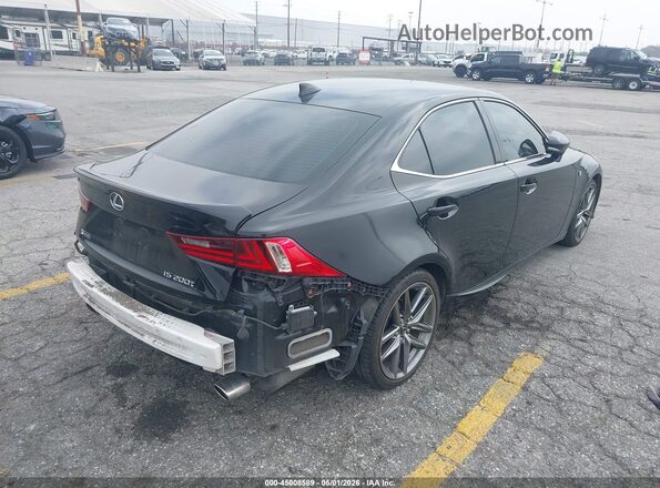 JTHBA1D27G5029644 2016 LEXUS IS 200T Black Rear right