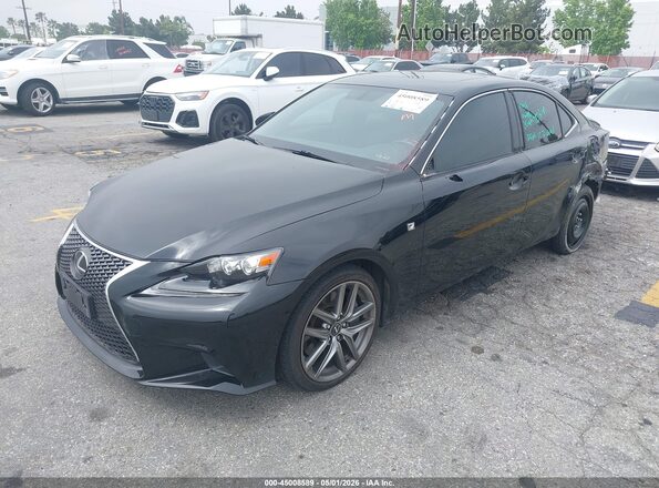 JTHBA1D27G5029644 2016 LEXUS IS 200T Black Front left