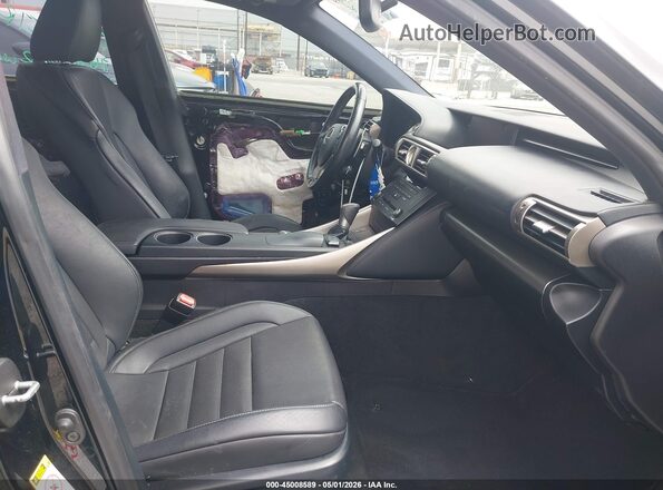 JTHBA1D27G5029644 2016 LEXUS IS 200T Black Front interior view