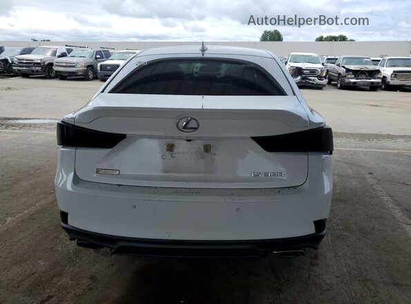 JTHBA1D27J5068810 2018 LEXUS IS White უკანა ხედი