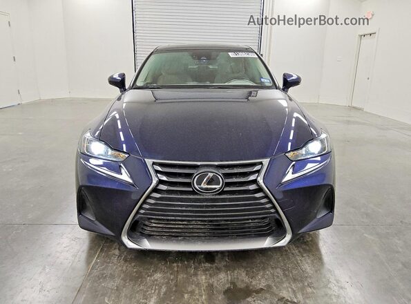 JTHBA1D27K5099248 2019 LEXUS IS Blue Front view