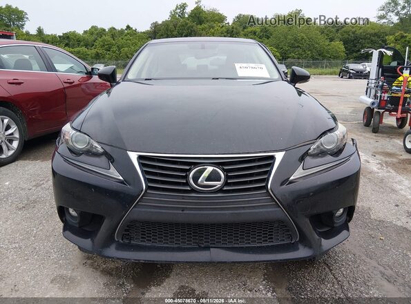 JTHBA1D28G5007541 2016 LEXUS IS 200T Black წინა პანელის ხედი