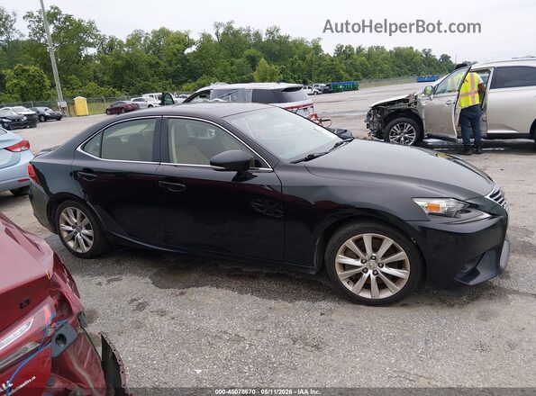 JTHBA1D28G5007541 2016 LEXUS IS 200T Black ხელსაწყოთა პანელის ხედი