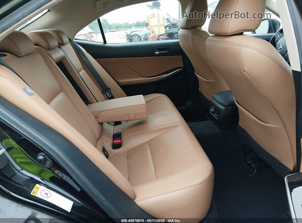 JTHBA1D28G5007541 2016 LEXUS IS 200T Black VIN კოდის სტიკერის ხედი