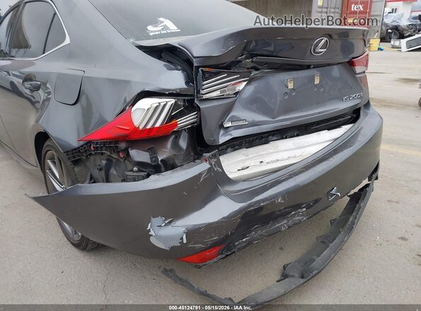 JTHBA1D28H5043599 2017 LEXUS IS 200T Gray Вид спереду