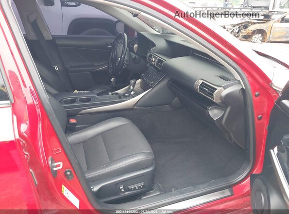 JTHBA1D29G5007998 2016 LEXUS IS 200T Red Սալոնի դիմացի տեսք