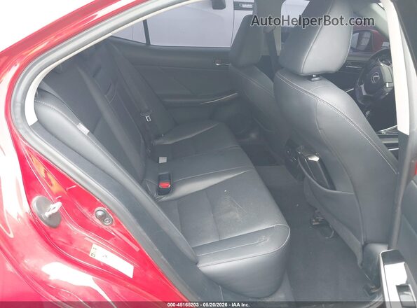 JTHBA1D29G5007998 2016 LEXUS IS 200T Red VIN կոդի պիտակի տեսք