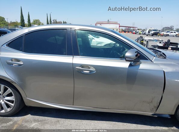 JTHBA1D29G5030083 2016 LEXUS IS 200T Gray Սալոնի հետևի տեսք