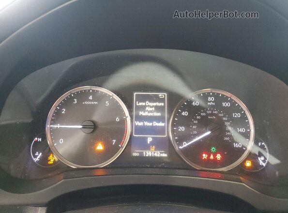 JTHBA1D29H5041876 2017 LEXUS IS Black Սարքավորումների վահանակի տեսք