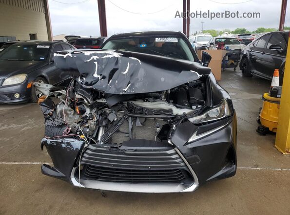 JTHBA1D29H5041876 2017 LEXUS IS Black Սալոնի 360 աստիճան տեսք