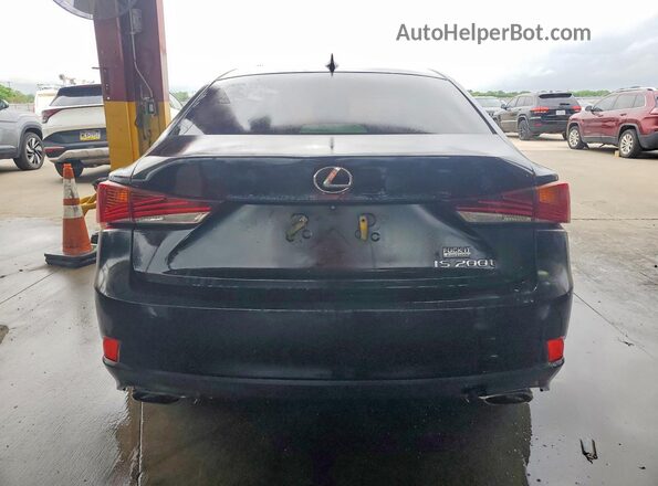 JTHBA1D29H5041876 2017 LEXUS IS Black Հետևի տեսք