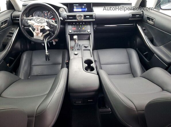 JTHBA1D29H5061237 2017 LEXUS IS Silver Вид панелі приладів