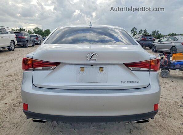 JTHBA1D29H5061237 2017 LEXUS IS Silver Вид ззаду