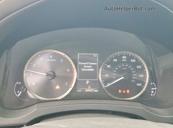 JTHBA1D29H5061237 2017 LEXUS IS Silver Вид щитка приладів