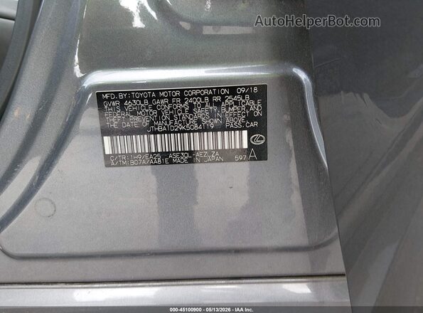 JTHBA1D29K5084119 2019 LEXUS IS 300 Pewter Շարժիչի բաժամունքի տեսք