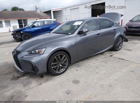 JTHBA1D29K5084119 2019 LEXUS IS 300 Pewter Առջևի ձախ երեք քառորդ տեսարան