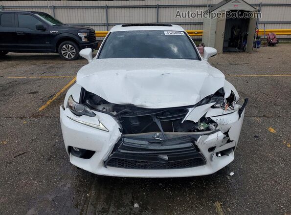 JTHBA1D2XG5005497 2016 LEXUS IS White Front view