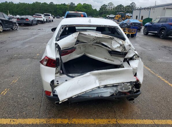 JTHBA1D2XG5005497 2016 LEXUS IS White Rear view