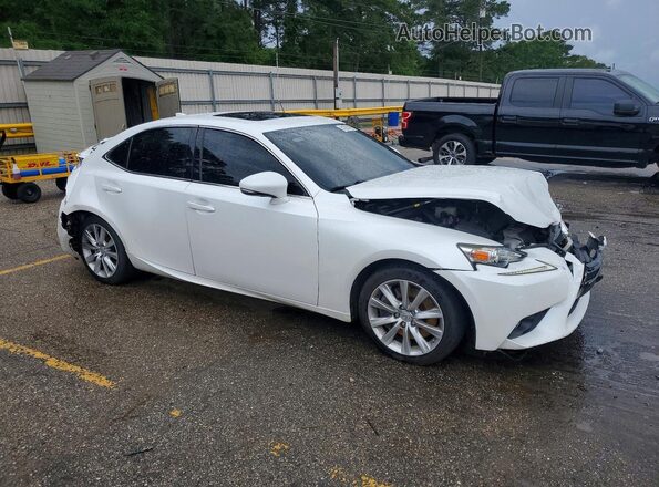 JTHBA1D2XG5005497 2016 LEXUS IS White Front right
