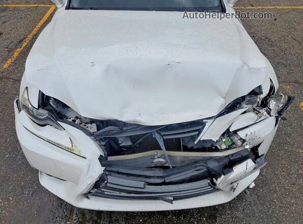 JTHBA1D2XG5005497 2016 LEXUS IS White Rear interior view