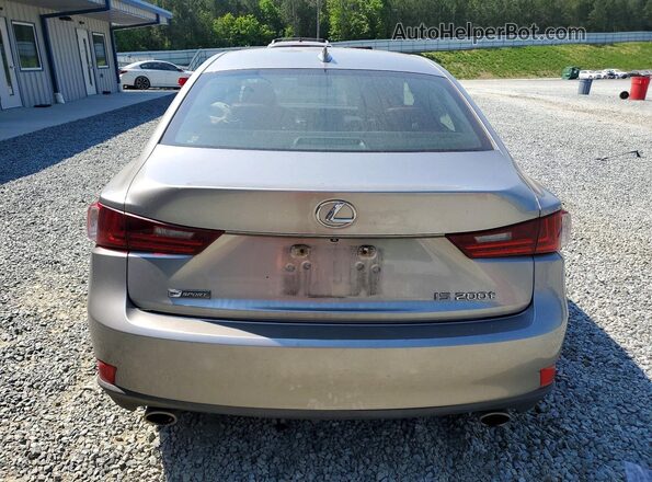 JTHBA1D2XG5036958 2016 LEXUS IS Gray Rear view