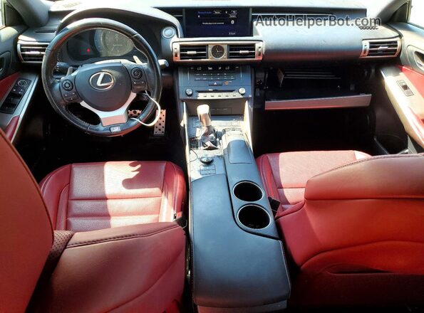 JTHBA1D2XG5036958 2016 LEXUS IS Gray Dashboard view