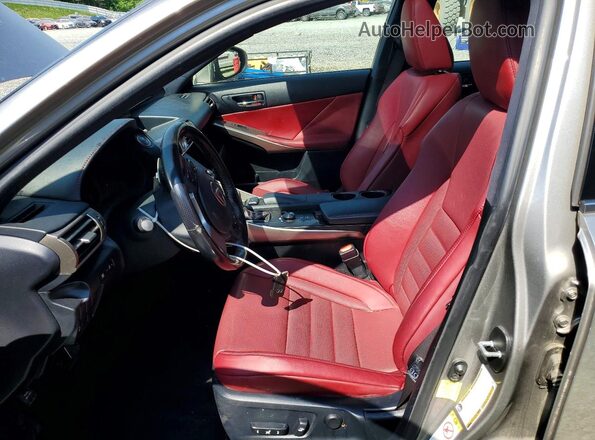 JTHBA1D2XG5036958 2016 LEXUS IS Gray Front interior view