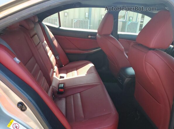 JTHBA1D2XG5036958 2016 LEXUS IS Gray Rear seats view