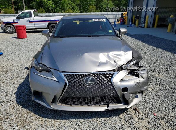 JTHBA1D2XG5036958 2016 LEXUS IS Gray Front view