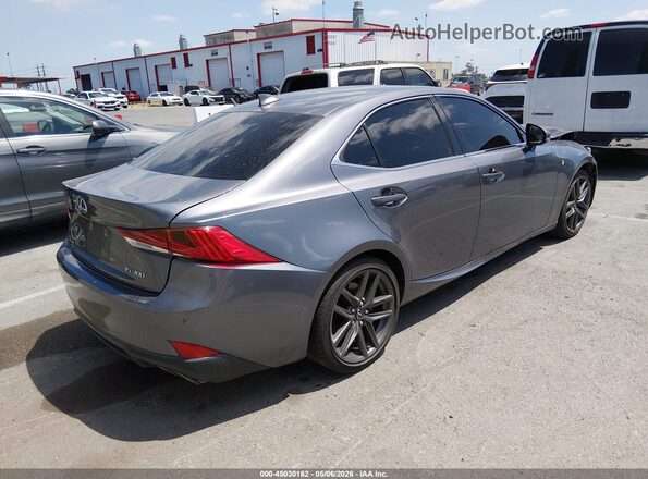 JTHBA1D2XJ5078019 2018 LEXUS IS 300 Серый Задняя правая четверть