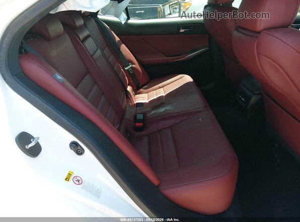 JTHBE1D28G5026756 2016 LEXUS IS 350 White VIN კოდის სტიკერის ხედი