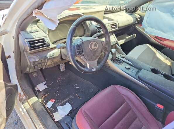 JTHBE1D2XH5030759 2017 LEXUS IS White Vista del salpicadero