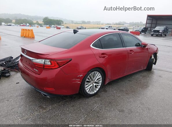 JTHBK1GG0G2236110 2016 LEXUS ES 350 Red Trasero derecho