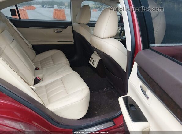 JTHBK1GG0G2236110 2016 LEXUS ES 350 Red Vista de la etiqueta del VIN