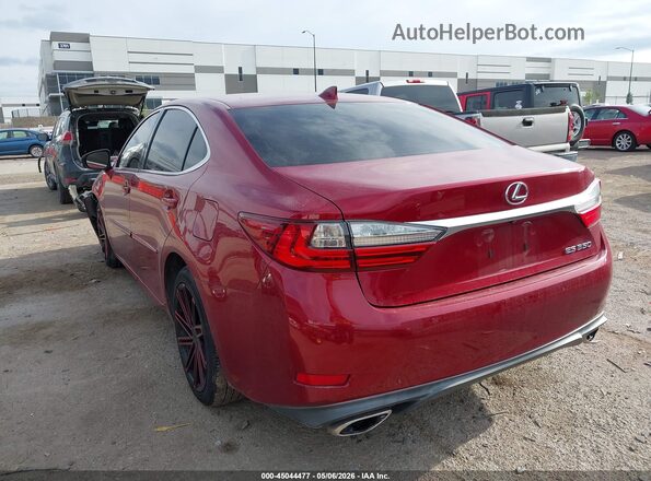 JTHBK1GG1G2224967 2016 LEXUS ES 350 Red Rear left