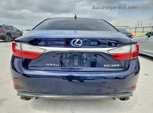 JTHBK1GG1H2249983 2017 LEXUS ES Blue Rear view