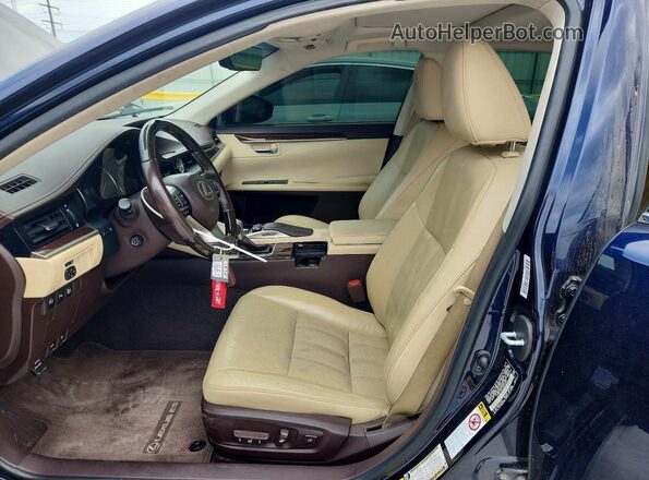 JTHBK1GG1H2249983 2017 LEXUS ES Blue Front interior view