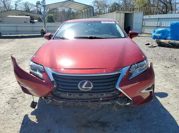 JTHBK1GG3G2213050 2016 LEXUS ES Red 
