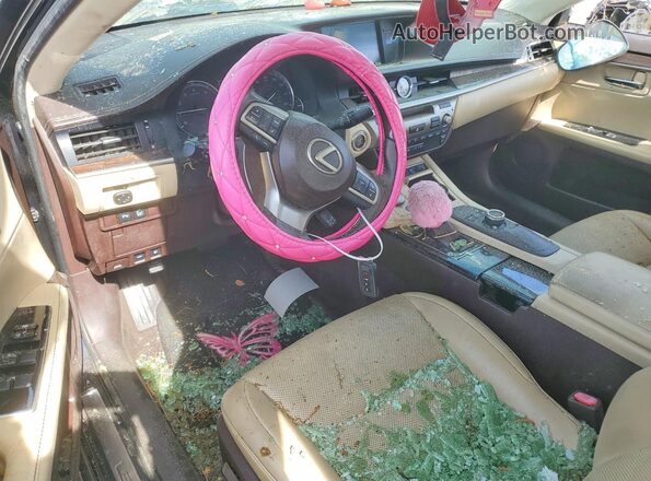 JTHBK1GG3G2223562 2016 LEXUS ES Синий Вид панели приборов