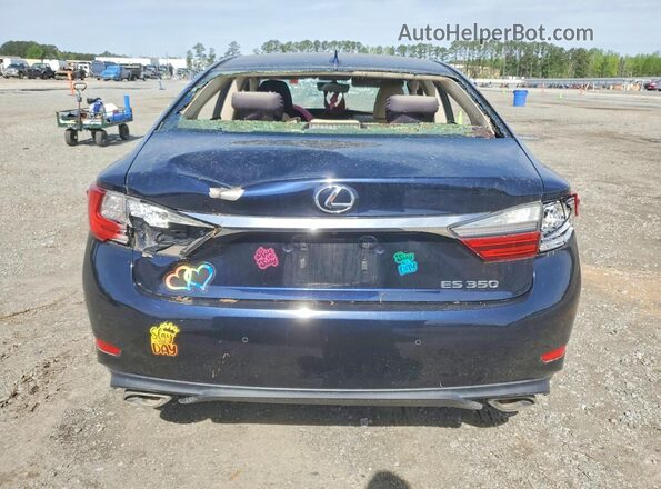 JTHBK1GG3G2223562 2016 LEXUS ES Синий Вид сзади