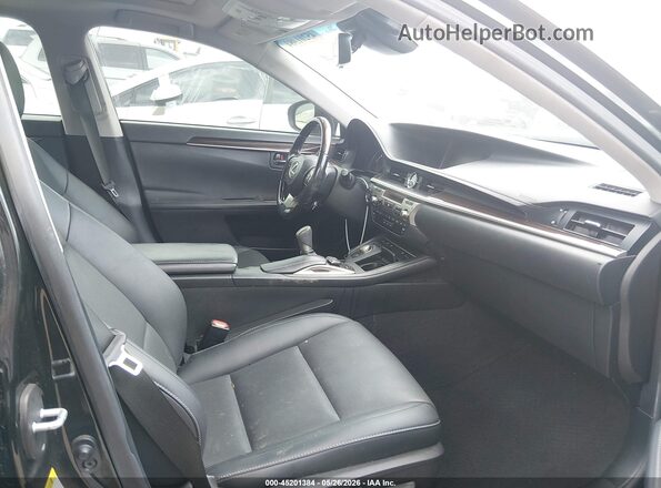 JTHBK1GG3H2255977 2017 LEXUS ES 350 Черный Вид салона спереди
