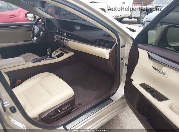 JTHBK1GG3H2257633 2017 LEXUS ES 350 Gold წინა სალონის ხედი